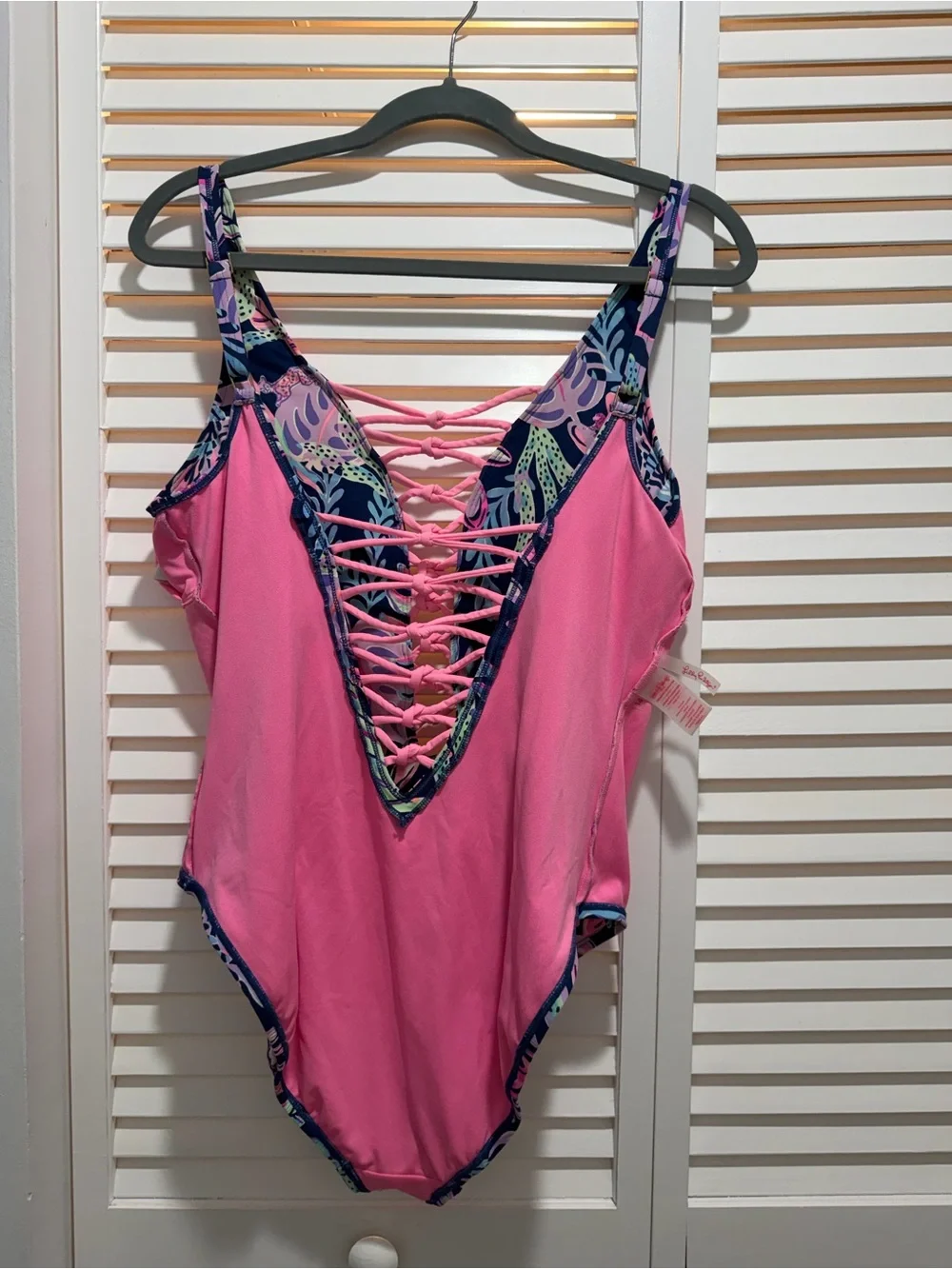 Lilly Pulitzer One Piece Lattice Swimsuit